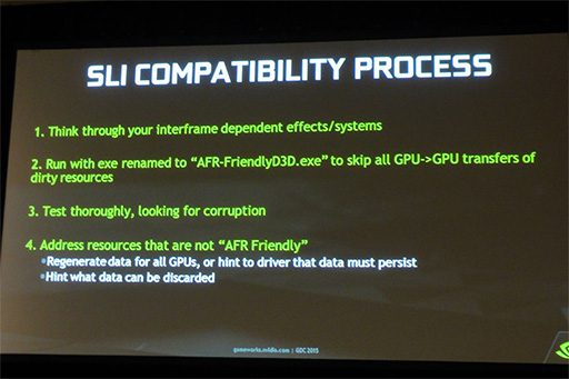  No.014Υͥ / GDC 2015NVIDIAޥGPUΥդкޤǸʤäAFRפ̩餫