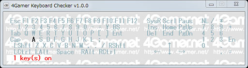 #005Υͥ/4Gamer Keyboard Checker׸ܡɤΥ륪СƱбåƤߤ褦 