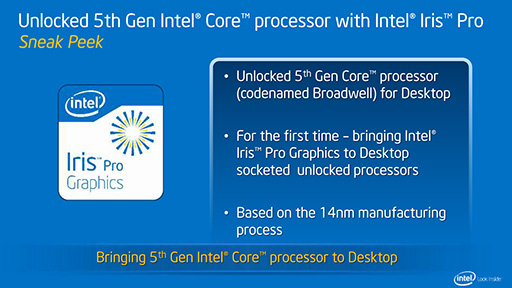 #005Υͥ/GDC 2014Intel5CoreץåBroadwellפ伡ϥCPUHaswell-EפʤɤγפPentium20ǯǰǥ