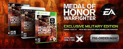 #001Υͥ/EAꥫطԸǡMedal of Honor: Warfighter: Military Editionפȯɽ