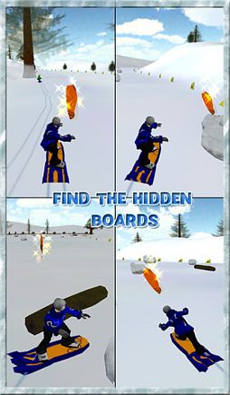 DownHill Racing - Crazy Winter Snowboard Race