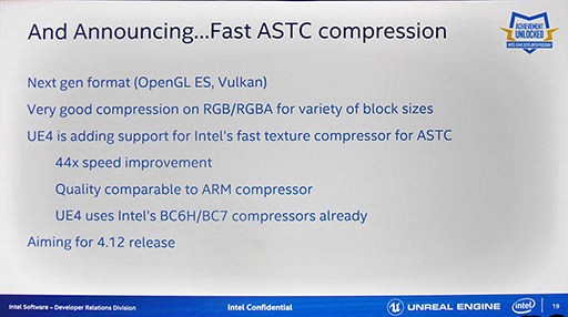  No.012Υͥ / GDC 2016ϡUnreal Engine 4פ緿եåǽư२󥸥ؤκŬ˸IntelμȤߤȤ
