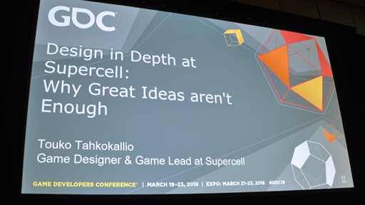  No.001Υͥ / GDC 2018Supercellˤ֥ǥפǤϡԤƤΤ̾äǥʡ󤲤Ƹä