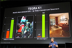 #011Υͥ/CES 2014NVIDIAμSoCTegra K1оǡKeplerϥХü饹ѥޤǤ򥫥СGPUȤʤ