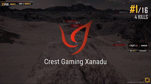 #005Υͥ/PUBG JAPAN SERIESSeason5 Grade1 Day4ݡȡCrest Gaming Xanadu3٤Υɥ󾡤