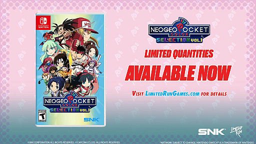  No.003Υͥ / ѥåǡKONAMI Arcade Classics Anniversary CollectionפȡNEOGEO POCKET COLOR SELECTION Vol.2סLimited Run Gamesͽճ