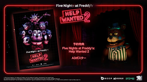  No.008Υͥ / PS5PSVR2ۥ顼Five Nights at Freddy's Help Wanted 2סѥåǤ1024ȯ