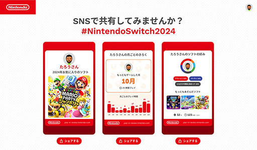  No.005Υͥ / Nintendo Switch 2024 ǯο֤פˡ2024ǯͷSwitchѥեȤεϿǧ褦